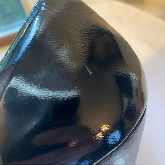 Sofft Braganca Black Patent Leather Heels with Bow, Size 9.5 - Picture 9 of 16